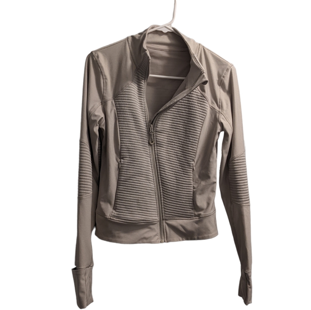 Mondetta Gray Zip Up with Thumbholes S - Picture 1 of 2